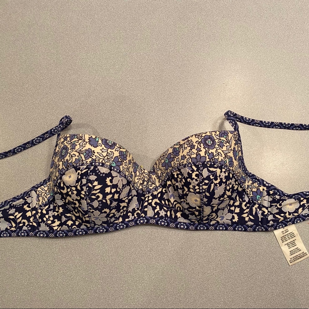 Jessica Simpson Patched Up bikini top